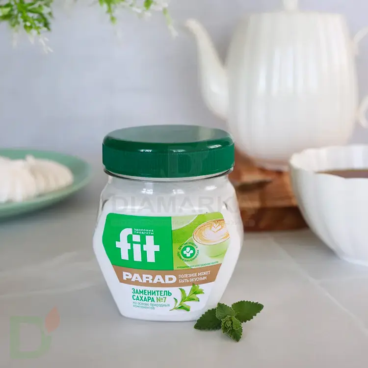 ФитПарад № 7 заменитель сахара на основе эритритола, банка 180 гр.