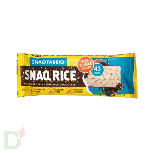 Батончик Snaq Fabriq рисовый глазированный молочным шоколадом, 10гр в Воронеже