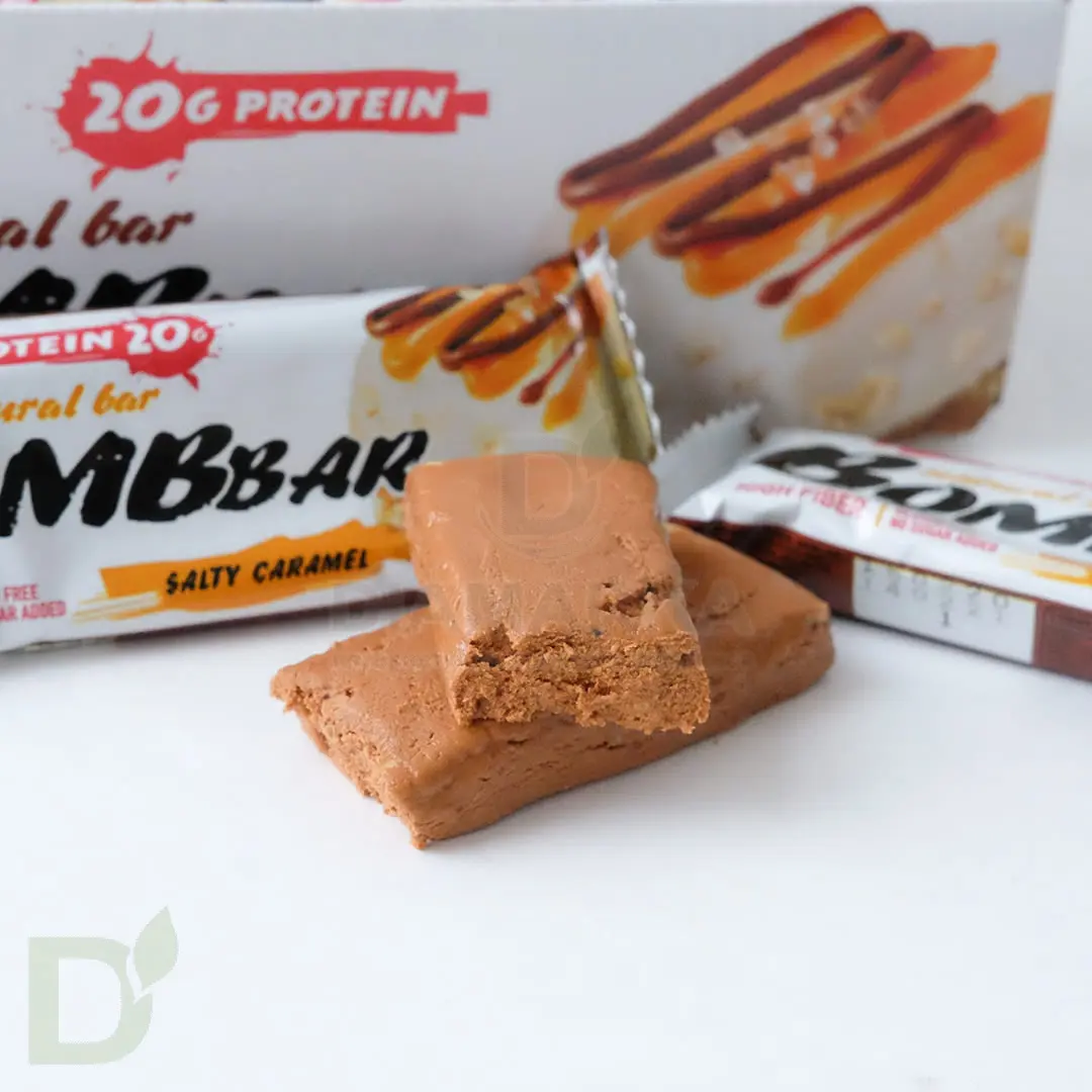 Батончик BOMBBAR Соленая карамель 60 гр. в Воронеже