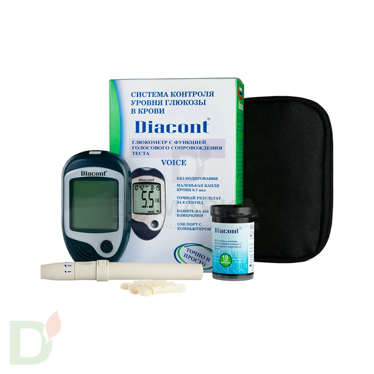 Глюкометр говорящий Diacont Voice в Воронеже
