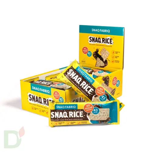 Батончик Snaq Fabriq рисовый глазированный молочным шоколадом, 10гр в Воронеже