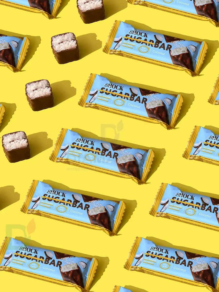 Батончик протеиновый FitnesShock Кокос 50гр. в Воронеже