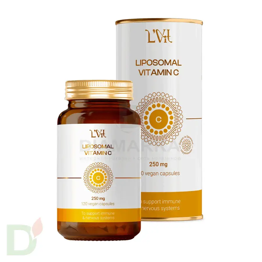Витамины L'Vit Liposomal Vitamins C, 250 мг в 1 капсуле, 120 капс