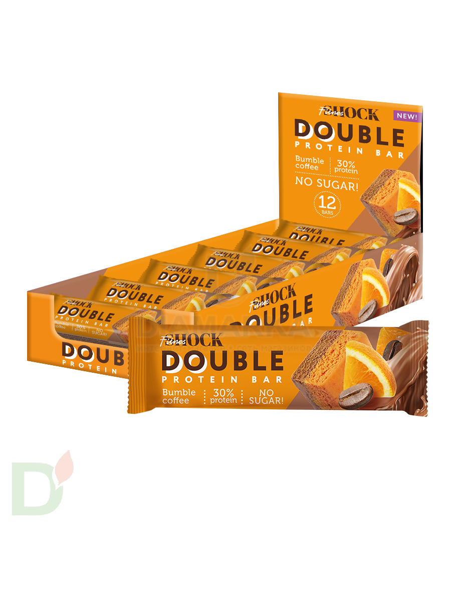 Батончик протеиновый FitnesShock Апельсиновый кофе 40гр. в Воронеже