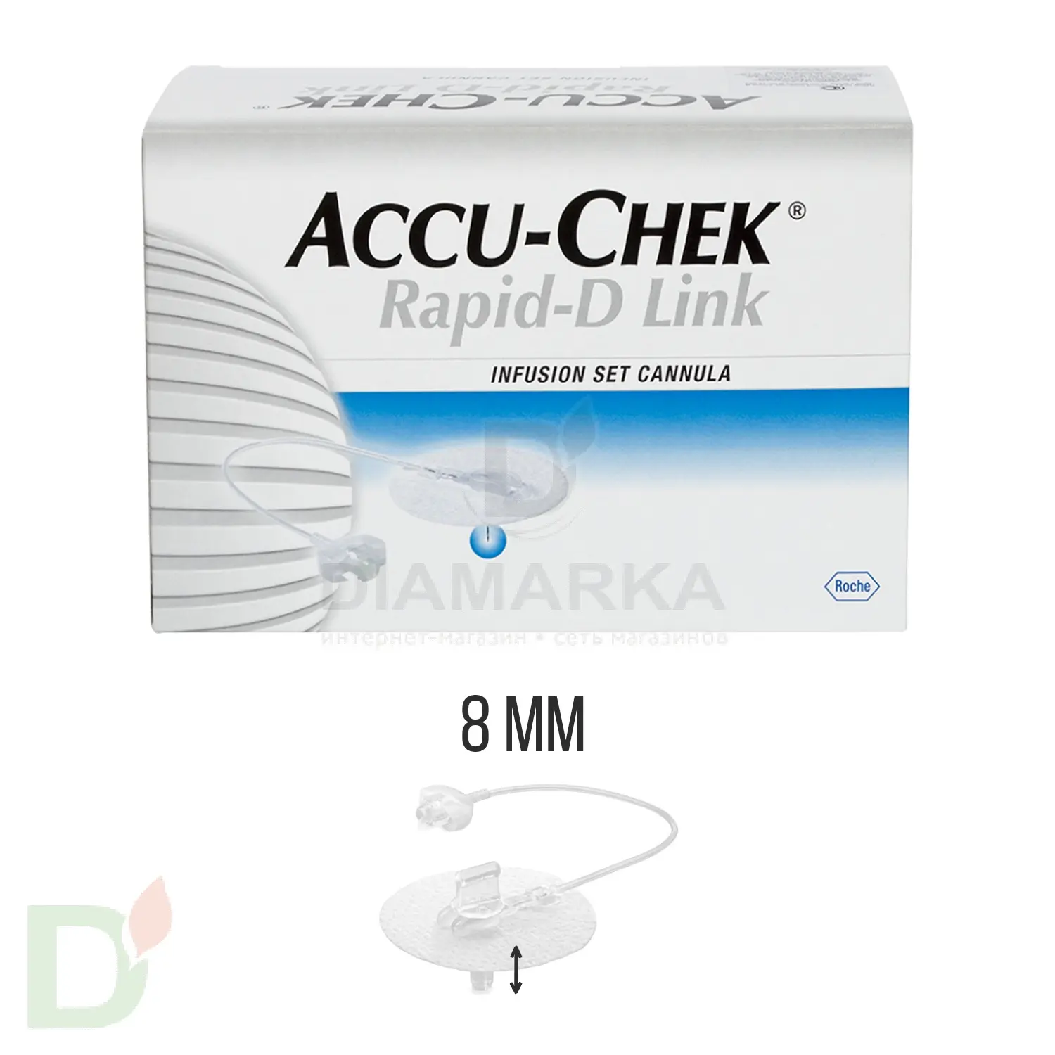 Акку-Чек Репид-Д Линк, игла 8 мм, 1 шт. в Воронеже