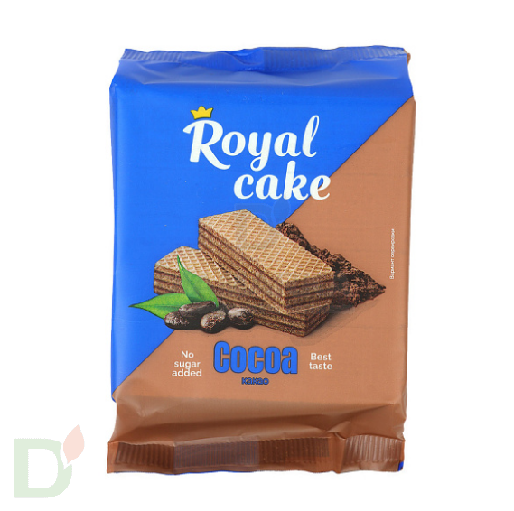 Вафли Royal cake со вкусом «КАКАО» без сахара, 120 г в Воронеже