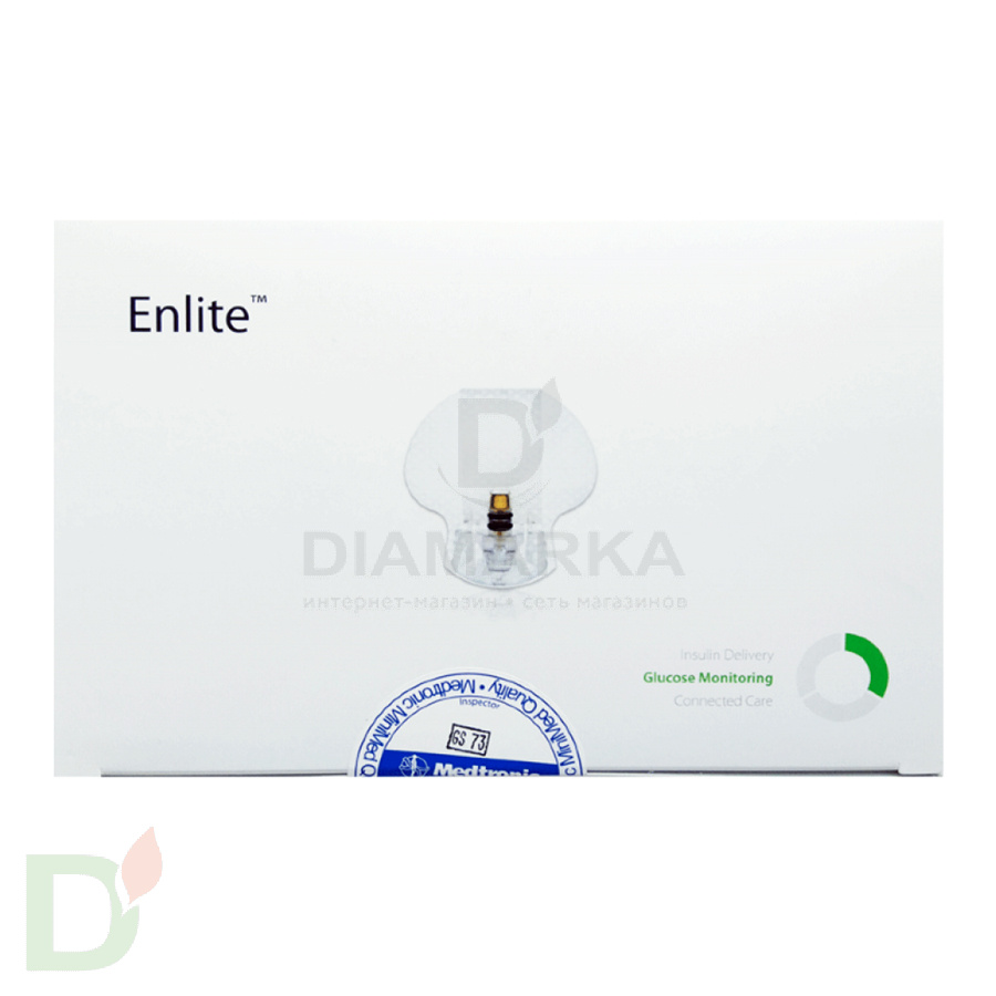Сенсоры для измерения уровня глюкозы Энлайт ММТ-7008 (5шт, срок 23.04.24 г.)