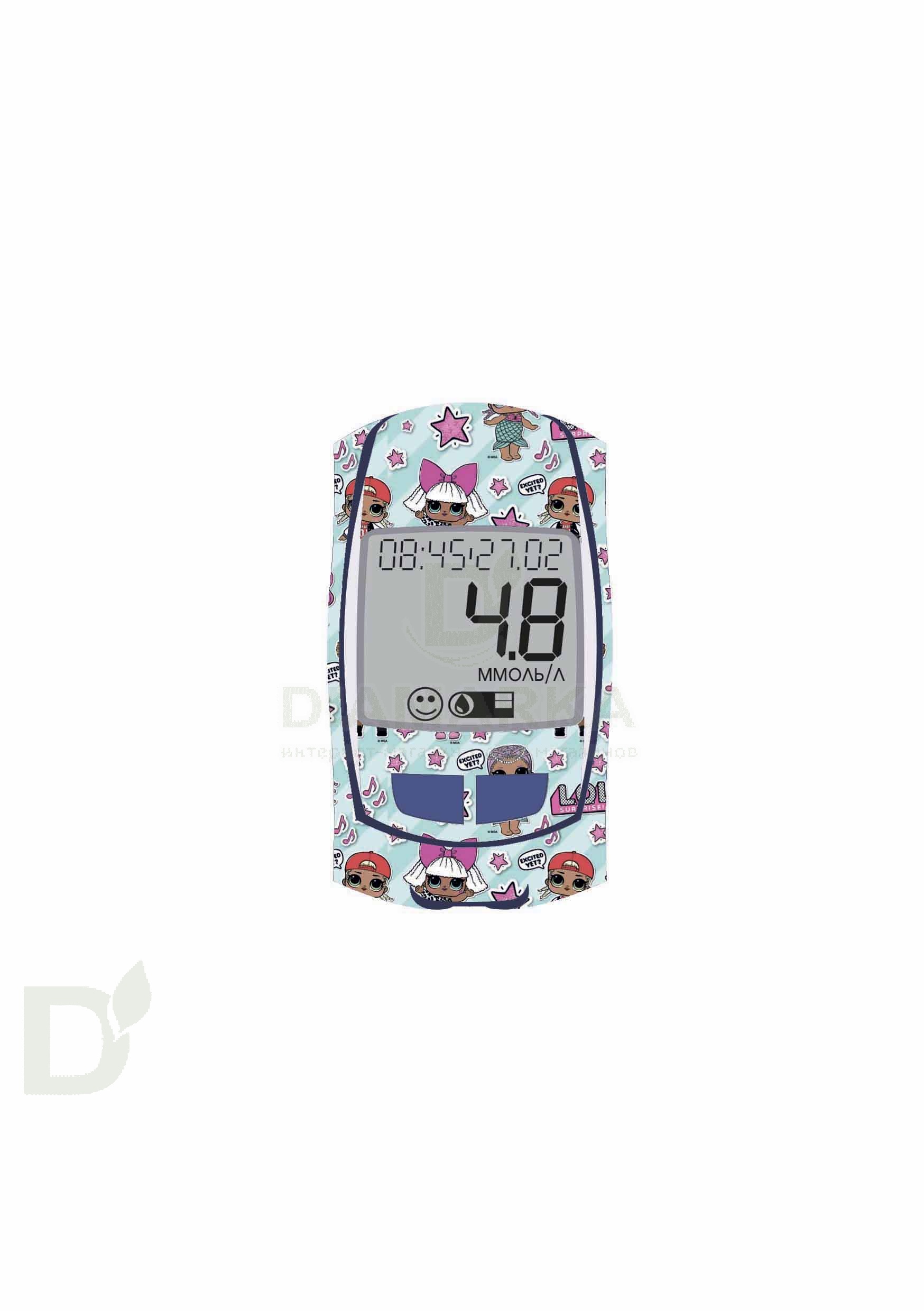 Наклейка на глюкометр Сателлит-Экспресс