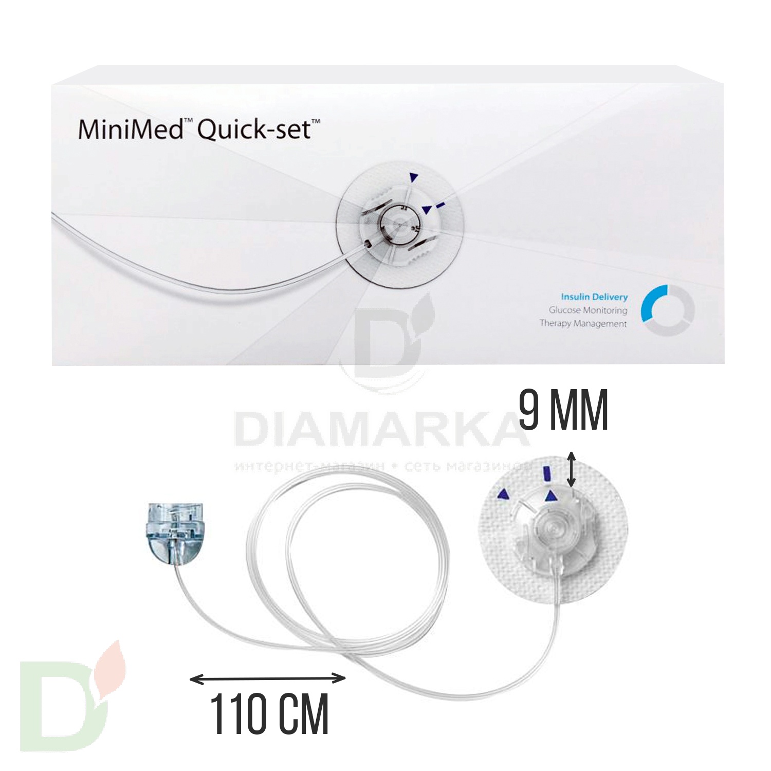 Катетер Quick-Set / Квик-Сет, 9/110 (ММТ-396А), 1 шт.