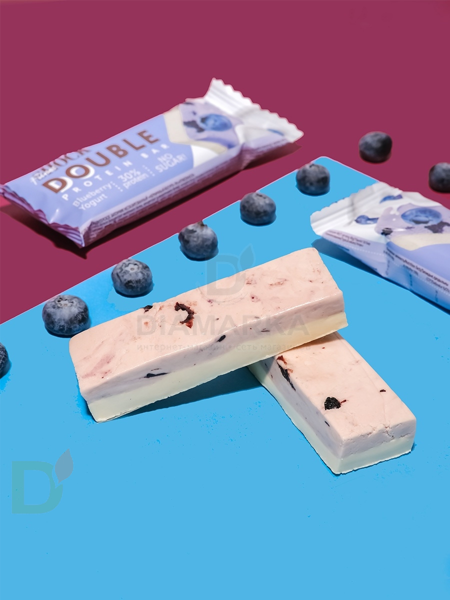 Батончик протеиновый FitnesShock Черничный йогурт 40гр. в Воронеже