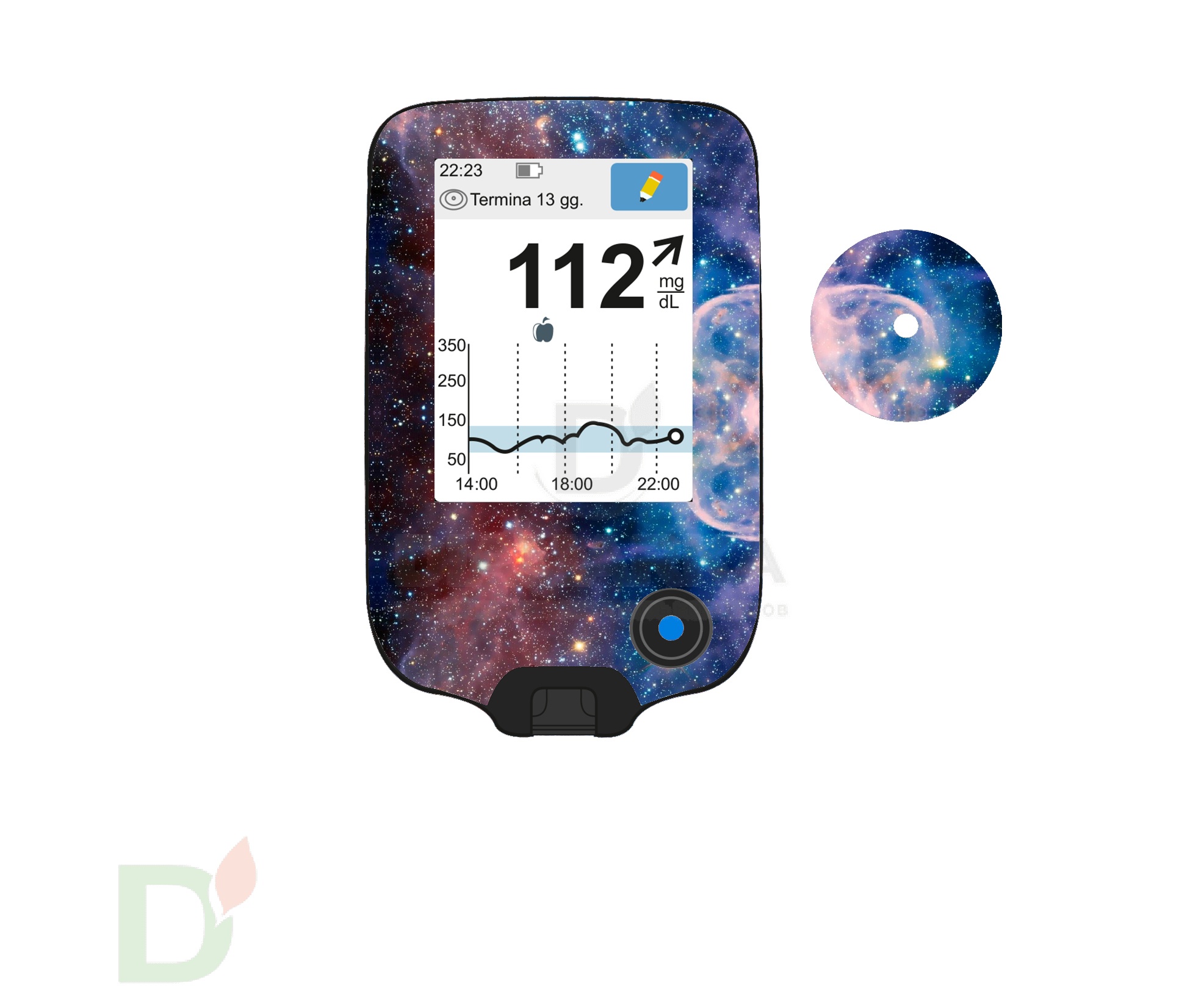 Наклейка на ридер FreeStyle Libre и сенсор