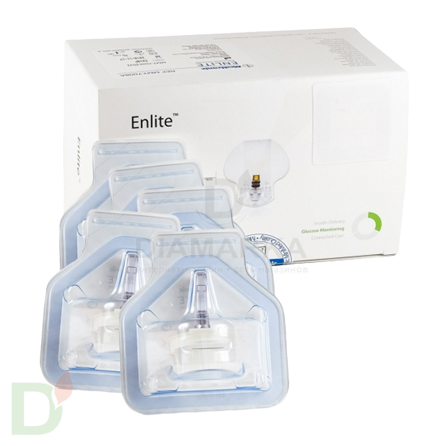 Сенсор для мониторирования глюкозы Энлайт ММТ-7008 по акции