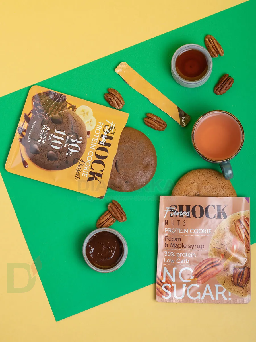 Печенье протеиновое FitnesShock Dessert Вишня-Шоколад 35гр.