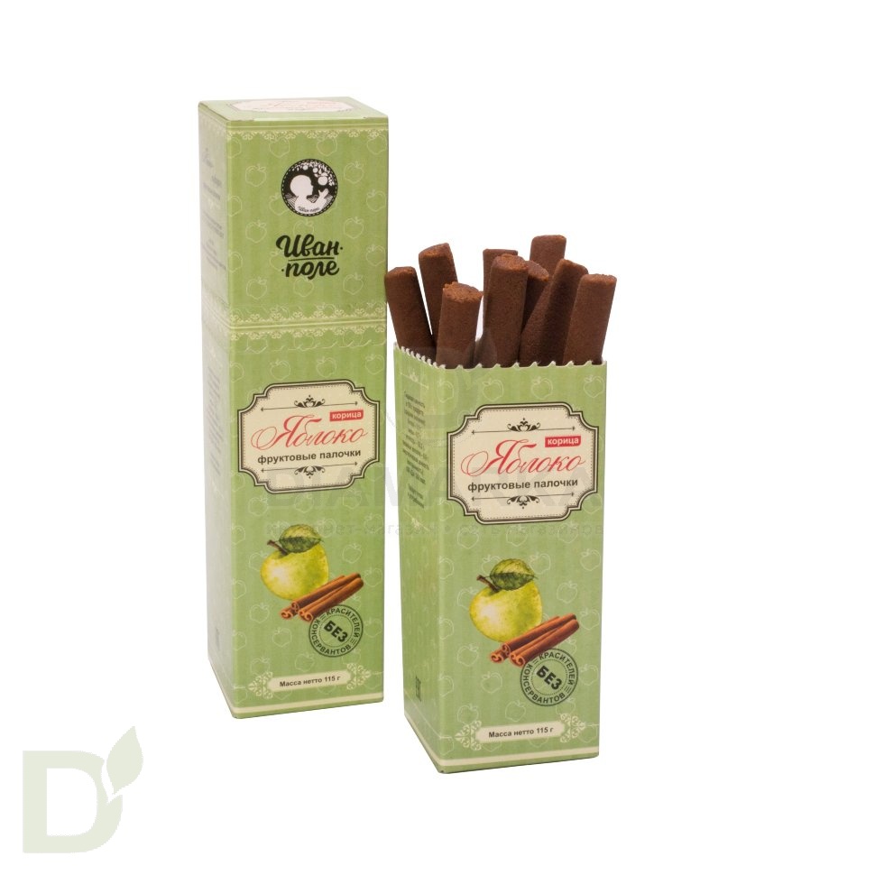 Фруктовые палочки Яблоко-корица (Иван-поле) 115гр.