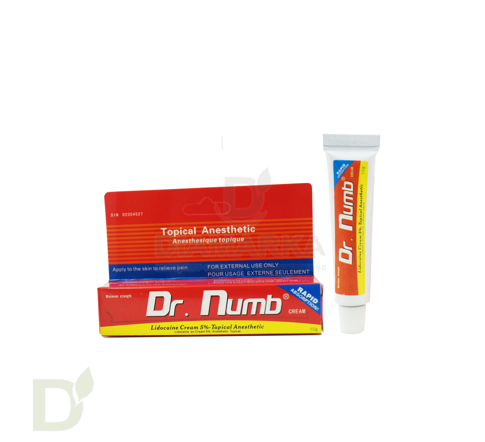 Крем обезболивающий Dr Numb 5% 10мл