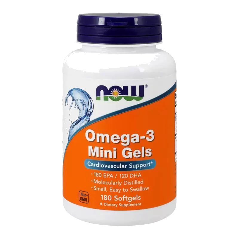 Витамины NOW Омега-3, дополнительный источник ПНЖК, 180EPA/120DHA, 180 шт в Воронеже