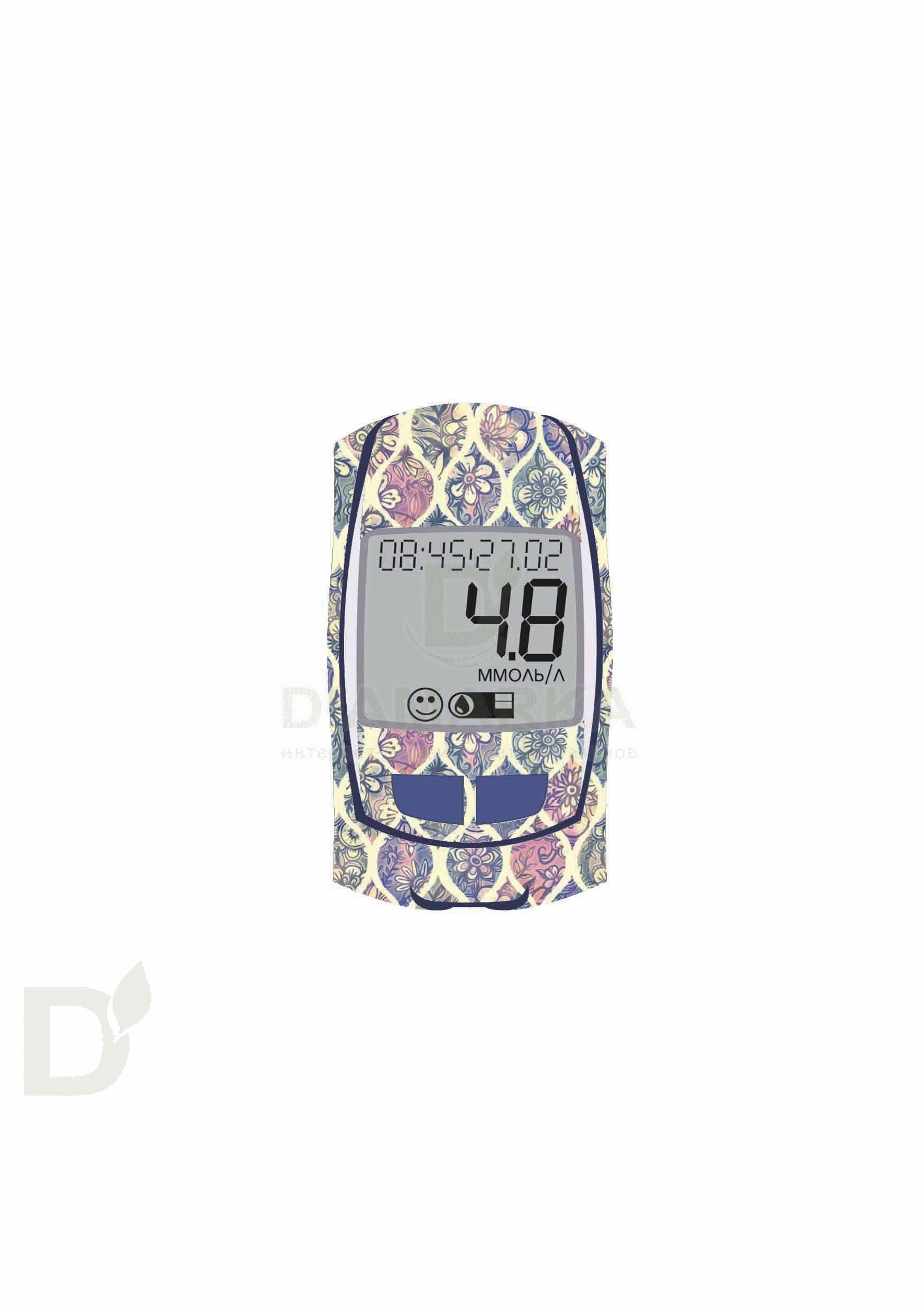 Наклейка на глюкометр Сателлит-Экспресс