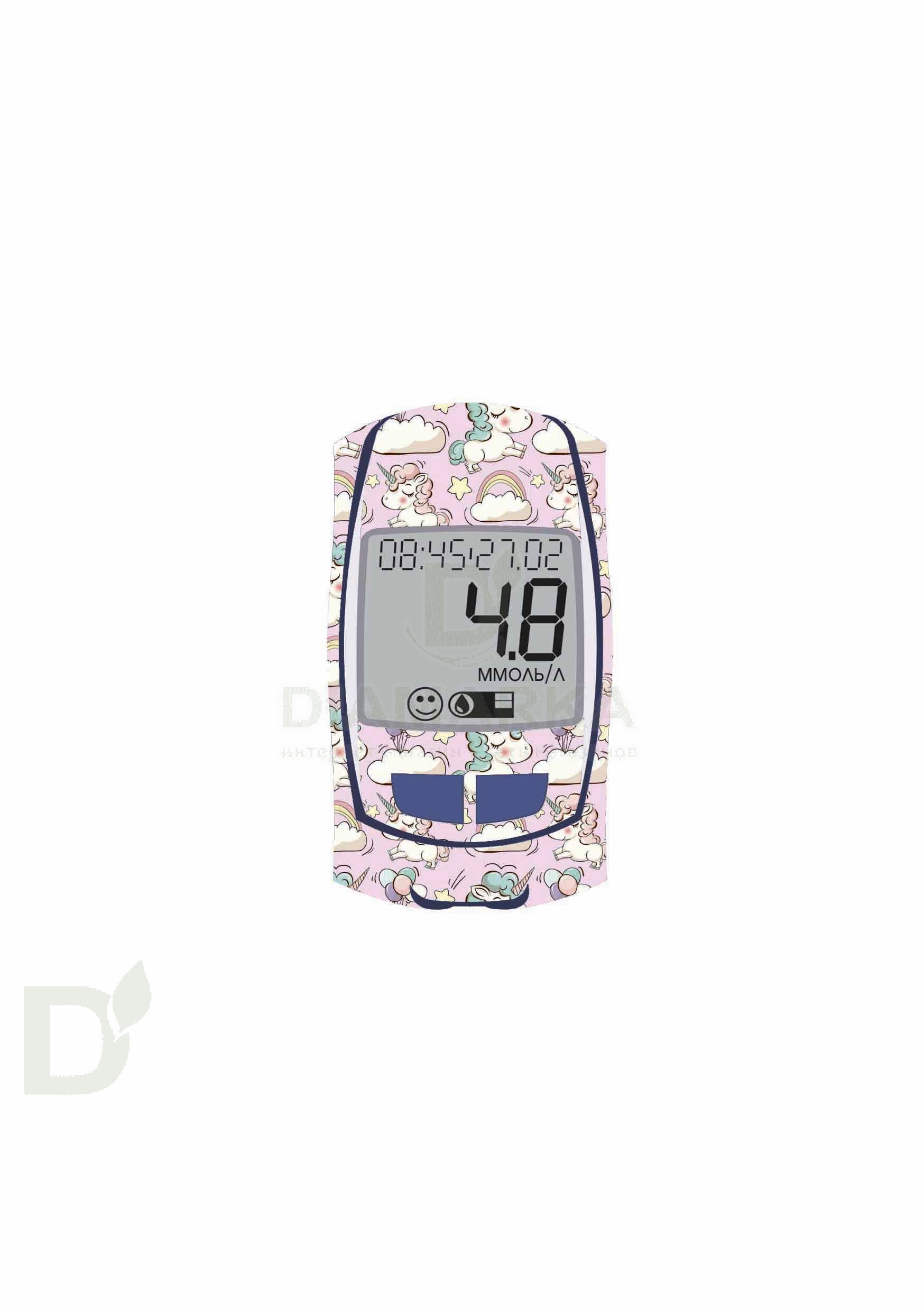 Наклейка на глюкометр Сателлит-Экспресс