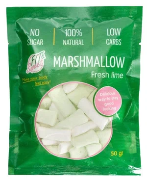 Маршмеллоу низкокалорийное Fit&Sweet, лайм, 50 г