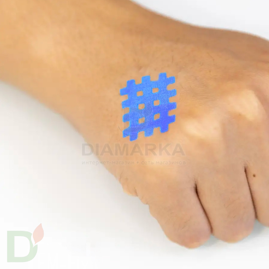 Кросс тейп водостойкий EM-Fix Sport  голубой