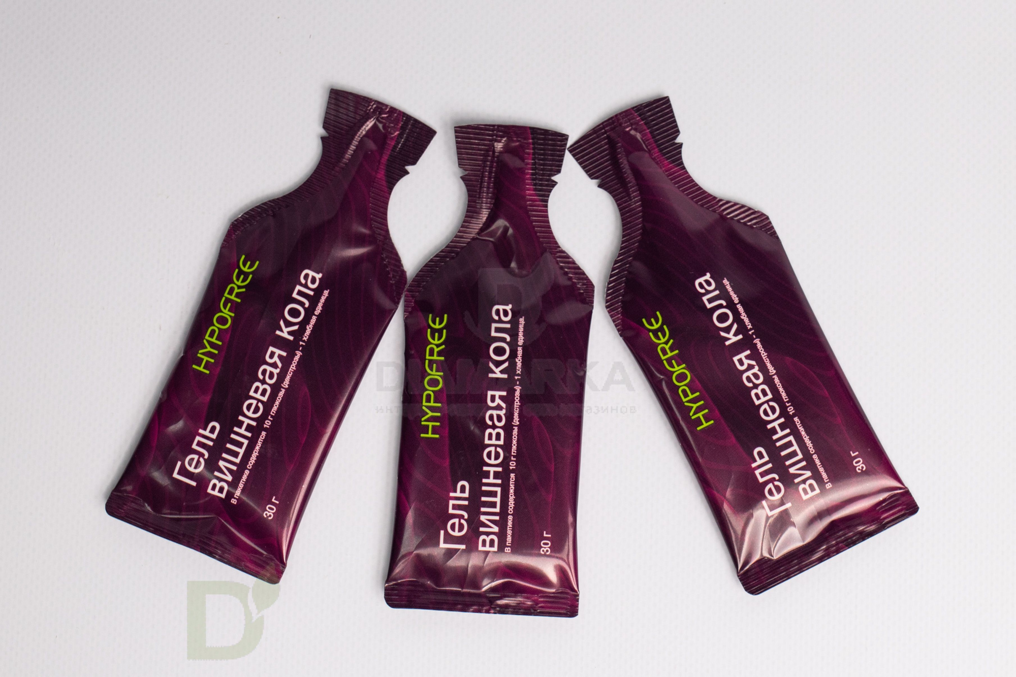 Гель HYPOFREE DIAMARKA 1ХЕ Вишневая Кола, мягкая упаковка, 10 саше по 30мл в Воронеже