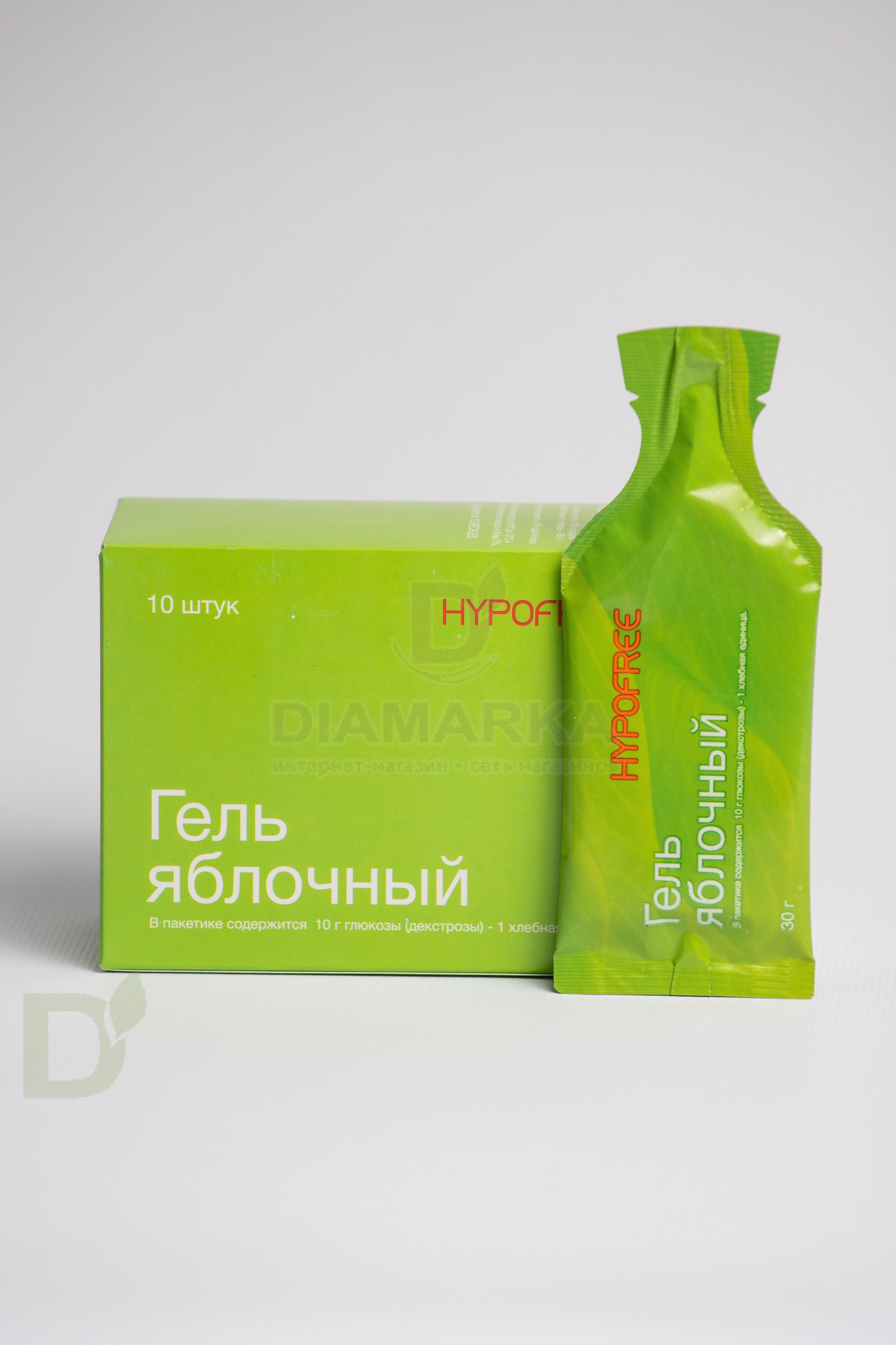 Гель HYPOFREE 1ХЕ Яблоко, мягкая упаковка, 30мл в Воронеже