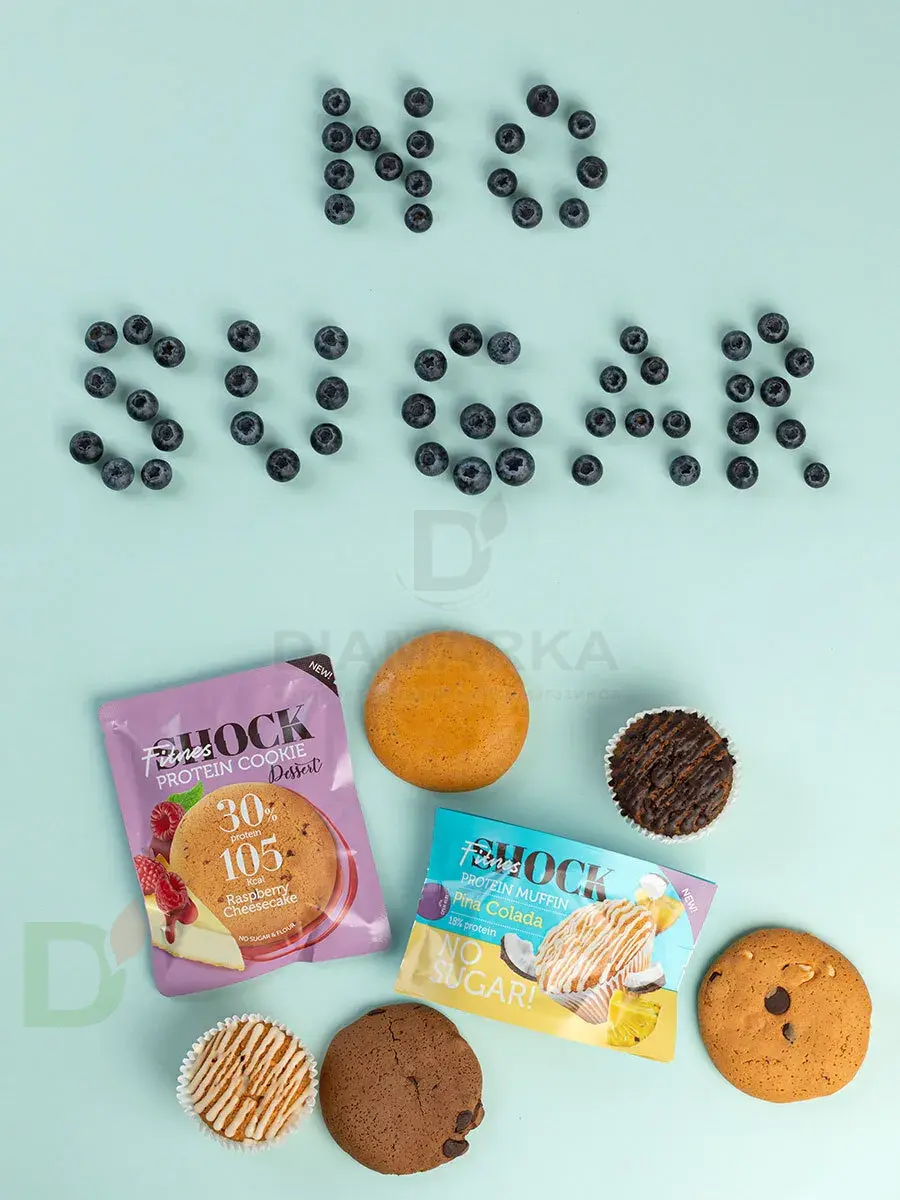 Печенье протеиновое FitnesShock Dessert Вишня-Шоколад 35гр.