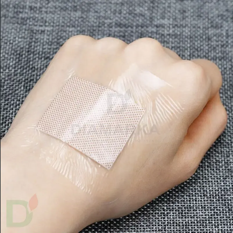 Пластырь прозрачный плёночный Круофрейм Медитек с подушечкой, 6x7см