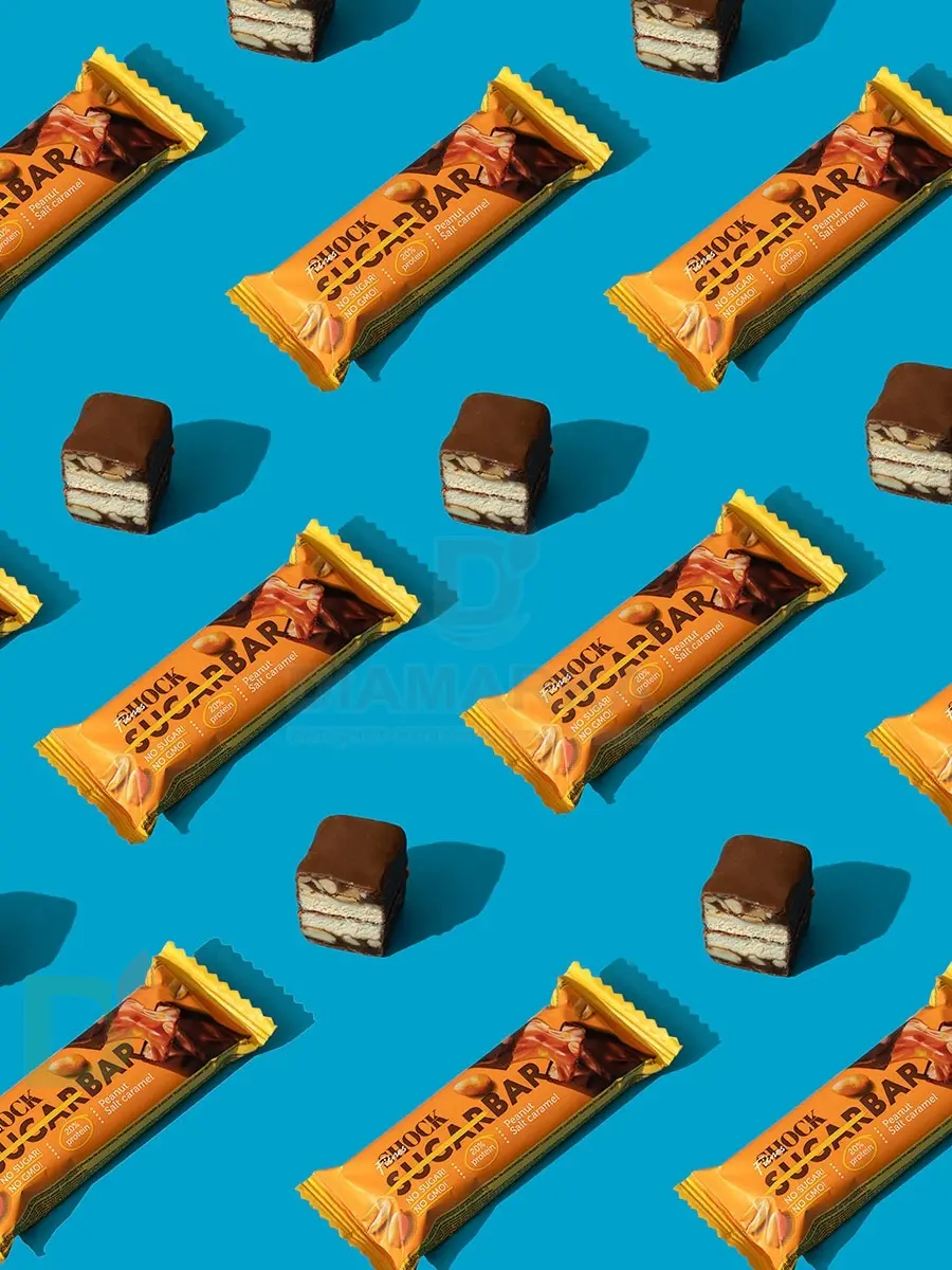 Батончик протеиновый FitnesShock Соленая карамель-Арахис 50гр. в Воронеже