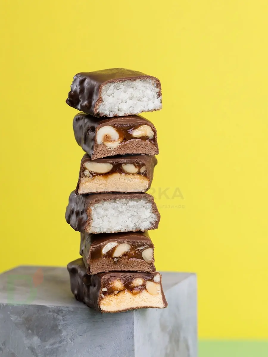 Батончик протеиновый FitnesShock Кокос 50гр. в Воронеже