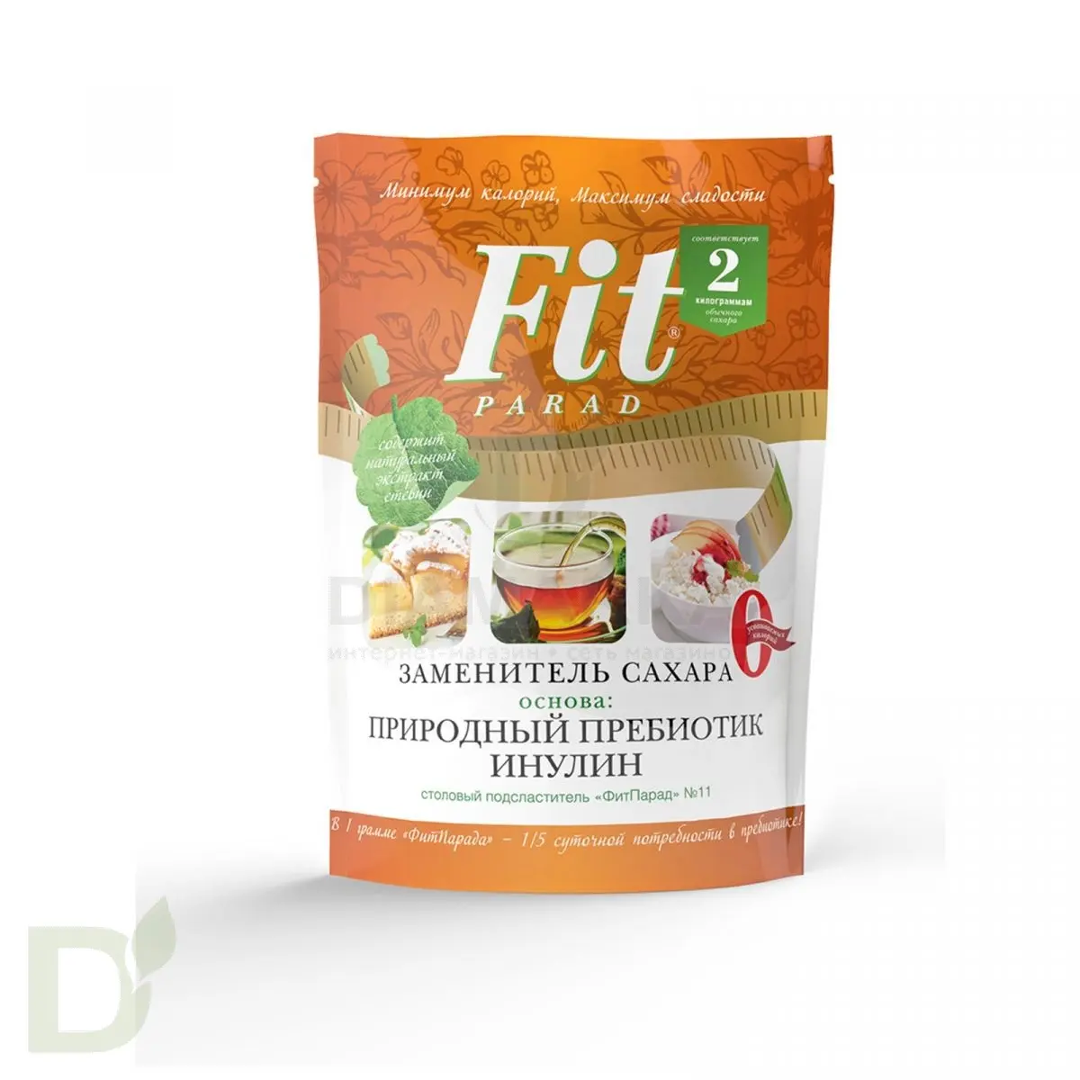 Заменитель сахара "ФитПарад" №11 ИНУЛИН (дой пак) 150 гр.