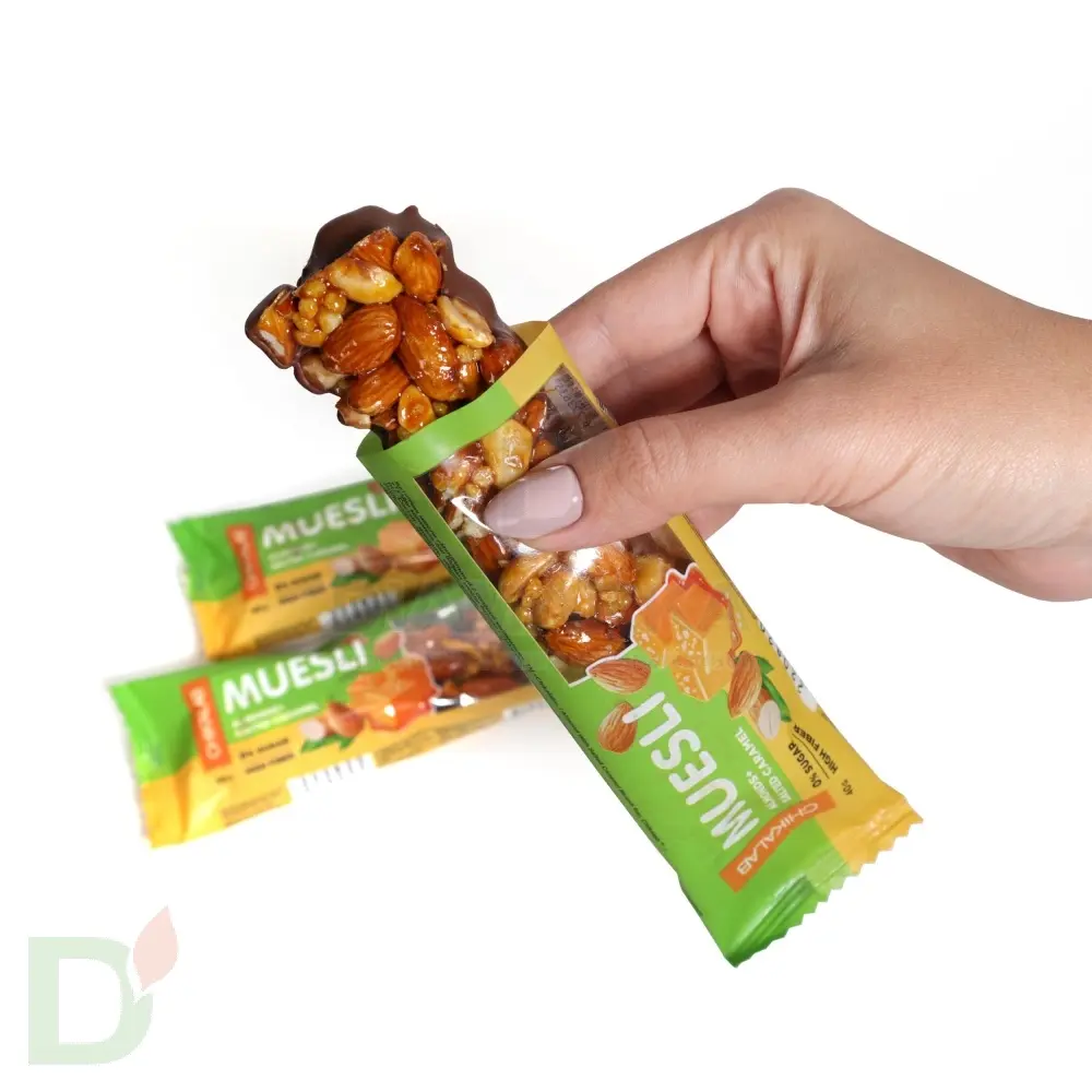 Батончик мюсли CHIKALAB миндальный с соленой карамелью 40 гр. в Воронеже