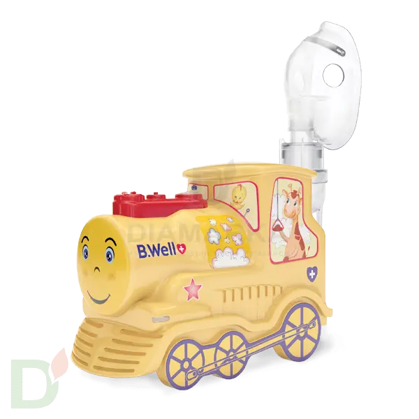Ингалятор B.Well PRO-115 компрессорный детский, Паровозик
