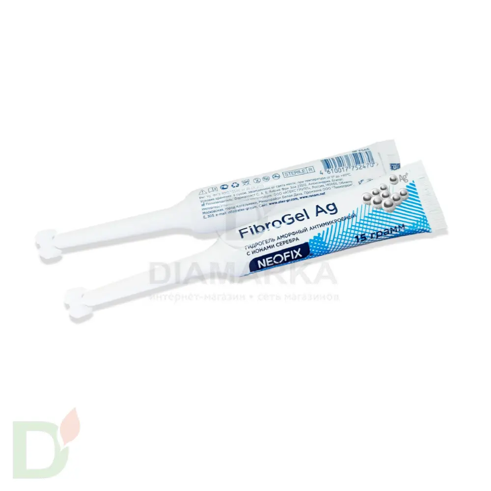 Гидрогель антимикробный NEOFIX FibroGel Fg с ионами серебра 15г в Воронеже