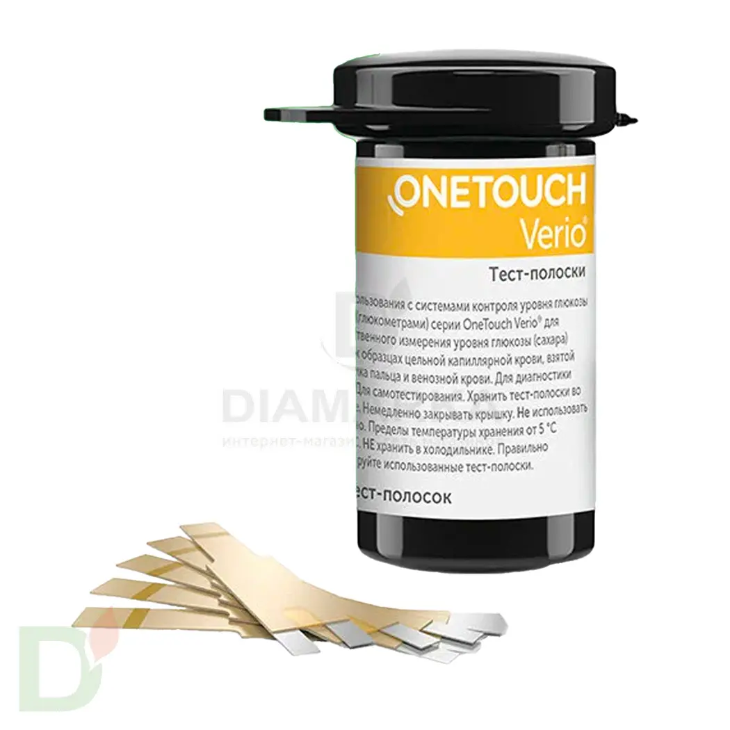 Тест-полоски OneTouch Verio IQ (ВанТач Верио АйКью) № 100