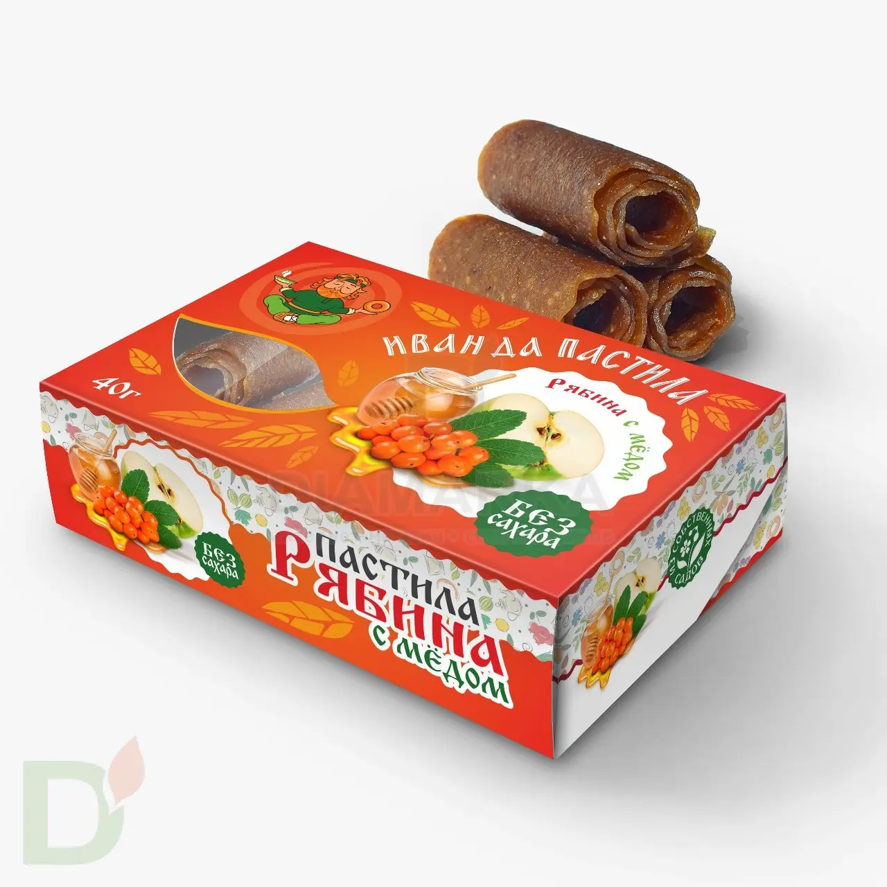 Пастила "Иван-Да" Рябина с медом 40г