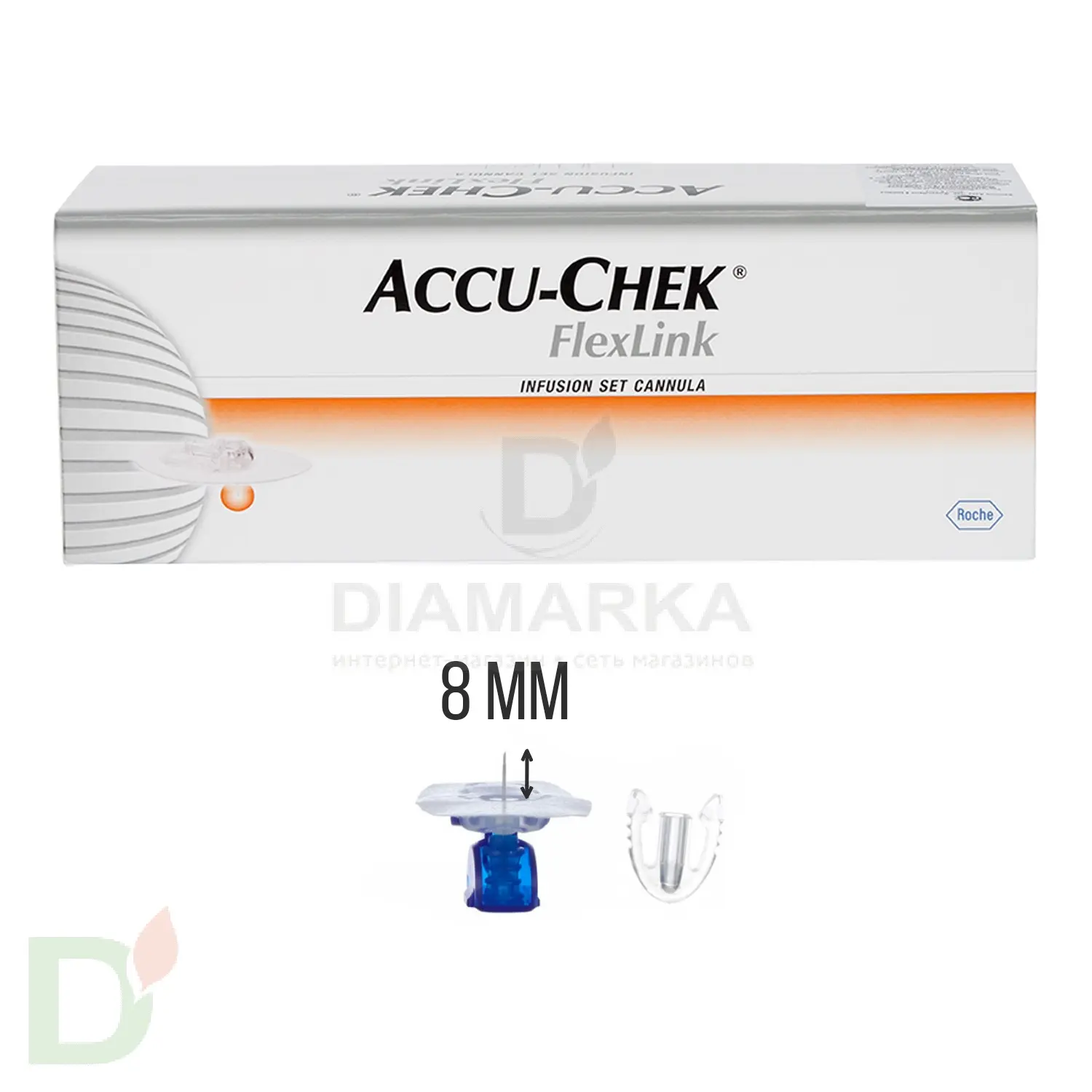 Акку-Чек Флекс-Линк, игла 8 мм (канюля), 1 шт. в Воронеже